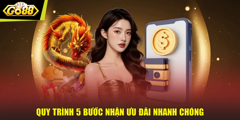 Quy trình 5 bước nhận ưu đãi nhanh chóng